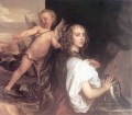 Porträt eines Mädchens als Erminia Begleitet von Amor Barock Hofmaler Anthony van Dyck